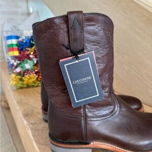 Lucchese Men's Dark Brown Western Boots